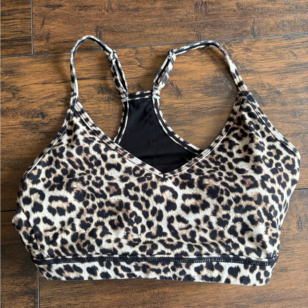 Leopard Print Sports Bra